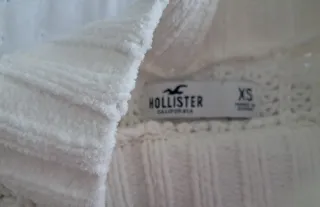 Jersey Hollister Blanco Talla XS