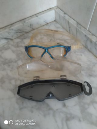 Maschera nuoto Arena trasparente