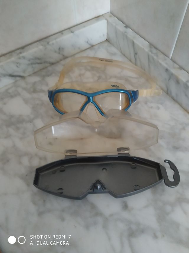 Maschera nuoto Arena trasparente