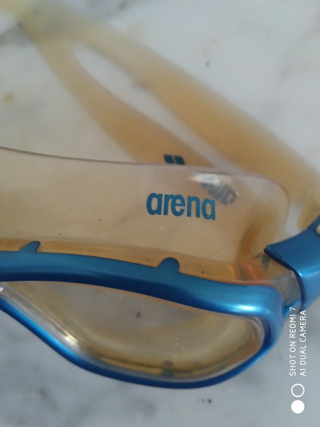 Maschera nuoto Arena trasparente