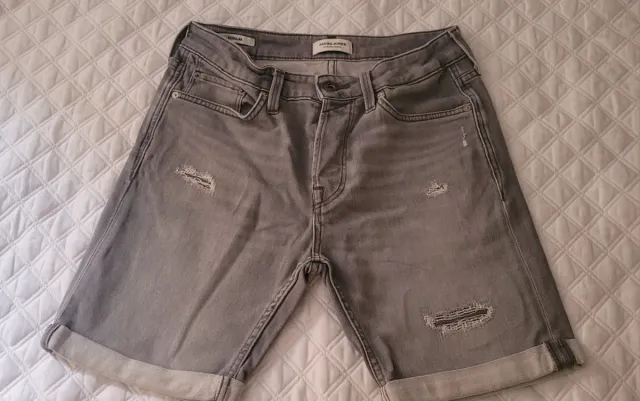Pantalón corto vaquero Jack & Jones gris