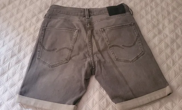Pantalón corto vaquero Jack & Jones gris