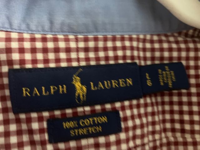 Camisa Polo Ralph Lauren cuadros L