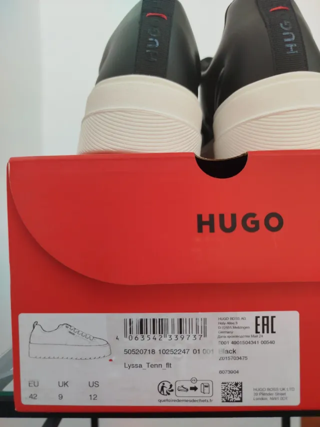 Zapatillas Mujer Hugo Lyssa_Tenn_FLT Negras