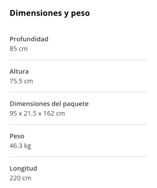 Mesa extensible madera BOOP Maisons du Monde 6/10p