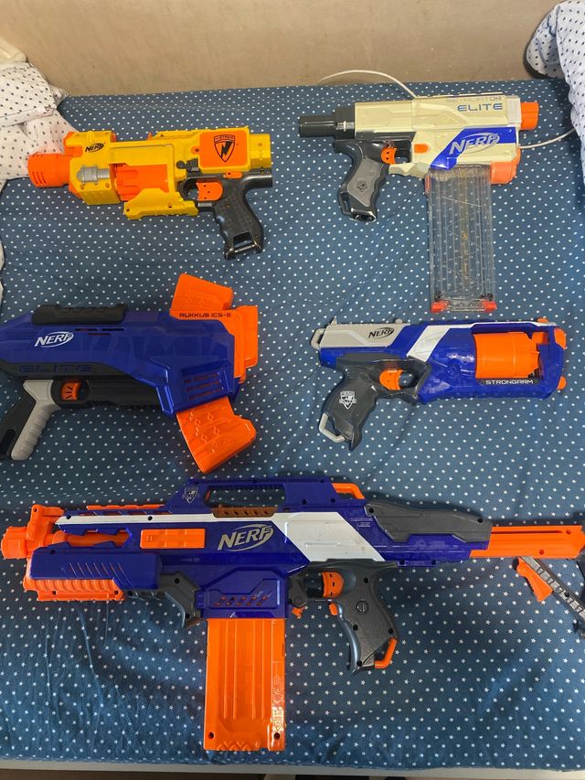 Lote 5 Pistolas Nerf