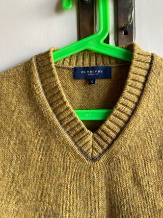 Chaleco Burberry London Amarillo Talla S