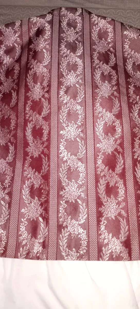 Traje Fallero Hombre Talla 42-44 Gris/Rojo