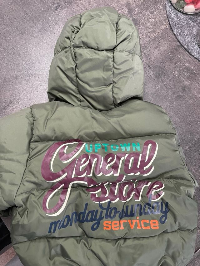 Piumino Benetton 18 mesi 82cm verde