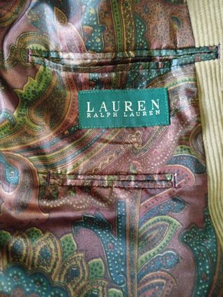 Chaqueta de pana marca Ralph Lauren caballero