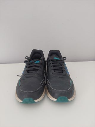 Zapatillas Adidas niño gris y azul