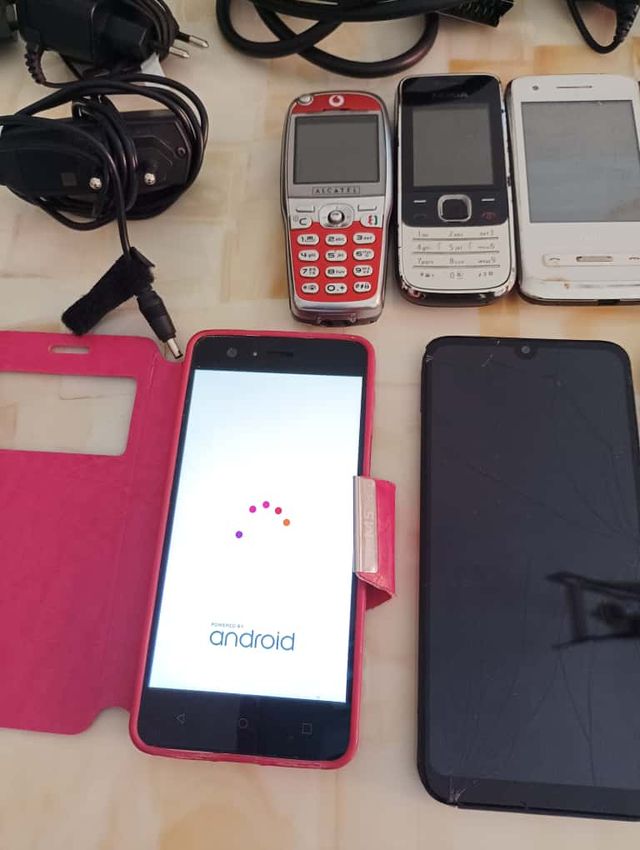 Lote móviles antiguos(para piezas)