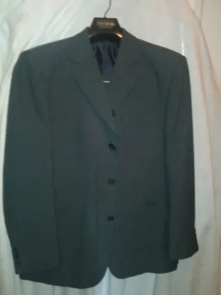 Traje chaqueta gris 3 piezas