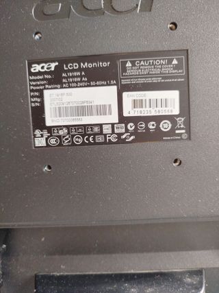 Pantalla de ordenador Acer