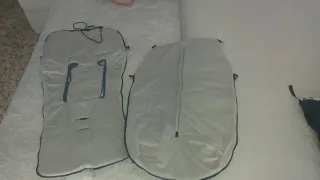 Saco para silla de bebé azul