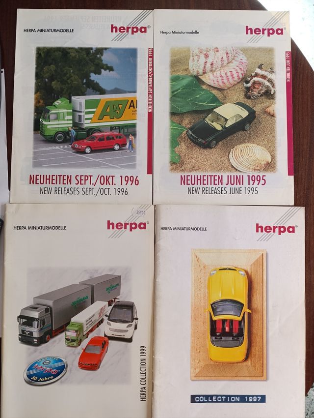 Lote de catálogos de Herpa