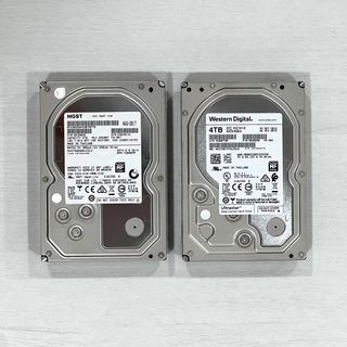 2 Discos duros HDD de 4TB WD + HGST (TOTAL 8 TB)