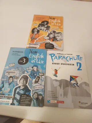 Libros de inglés y francés