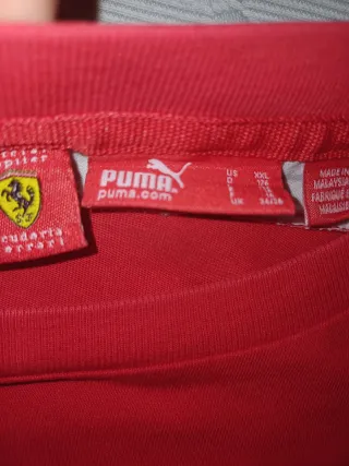 Camiseta Puma Ferrari Roja Talla M