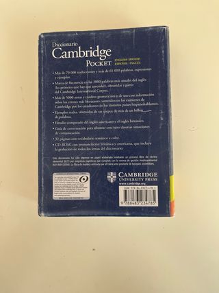 Diccionario Bilingüe Cambridge Spanish-English ...
