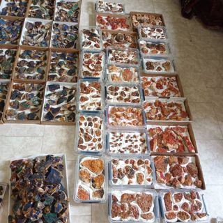 Vendo stock di minerali pietre minerali solo perso