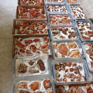 Vendo stock di minerali pietre minerali solo perso
