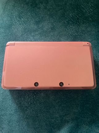 Nintendo 3DS Rosa Metálico + SD, Cargador y Funda