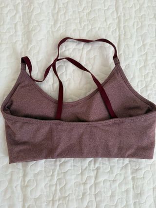Top deportivo Puma morado mujer