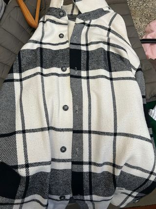 Chaqueta cuadros Pull&Bear