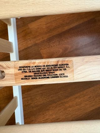 Cuna Colecho Doco Sleeping Style ruedas 120x60