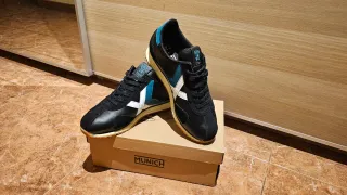 Zapatillas Munich Talla 43 Negras y Verdes