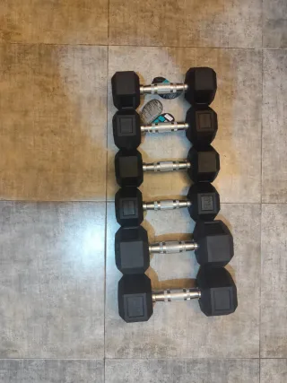 Mancuernas 5 kg y 7.5 kg Oferta: 2*5kg 30€