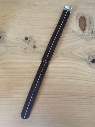 Cinturino NATO 18mm Marrone Bianco