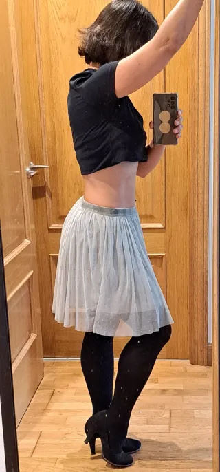 Falda plumeti. T.Única