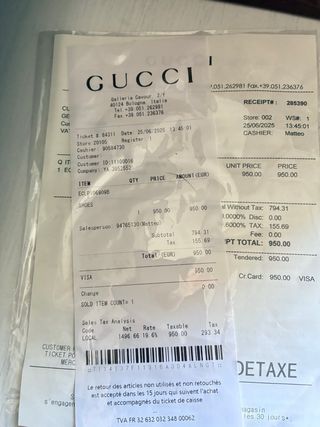 Tenis Gucci Marrón y Turquesa