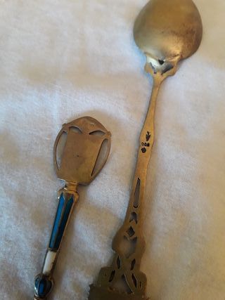 2 Cucharillas Recuerdo Habana Antiguas