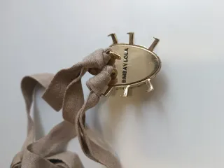 Collar BIMBA Y LOLA escarabajo dorado multicolor