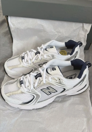 Zapatillas 530 NB blancas talla 45