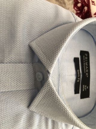 Camicia moderna  Slim Fit Azzurra Taglia M