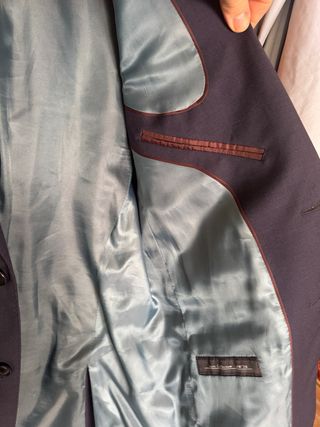 Blazer Zara Azul Marino