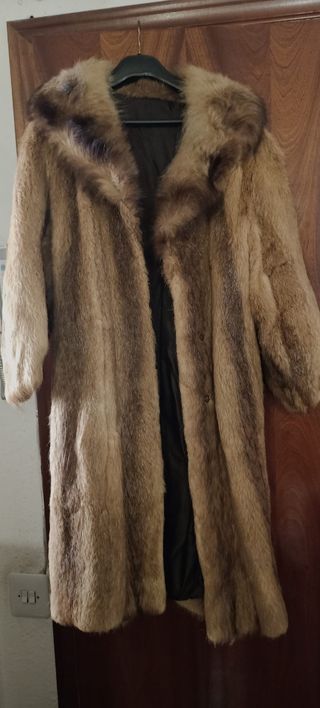 Abrigo Piel Auténtica Talla 42 aprox