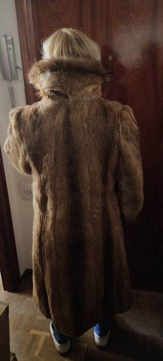 Abrigo Piel Auténtica Talla 42 aprox