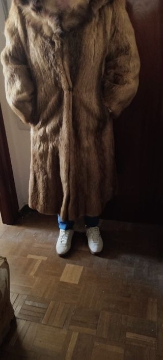 Abrigo Piel Auténtica Talla 42 aprox