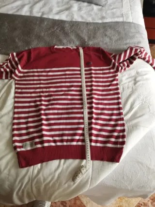 Jersey rayas rojo y blanco Talla XL
