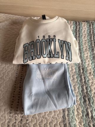 Conjunto Brooklyn Sudadera y Pantalón Azul