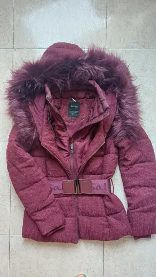 Plumas Mujer Salsa Talla M/38/10 burdeos 