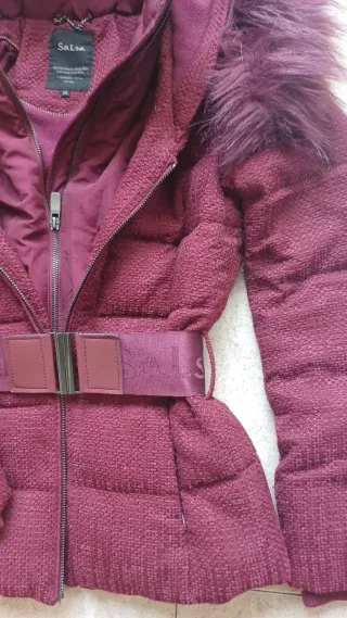 Plumas Mujer Salsa Talla M/38/10 burdeos 