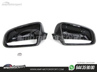 CARCASA ESPEJOS RETROVISORES CARBONO REAL AUDI A4 B7