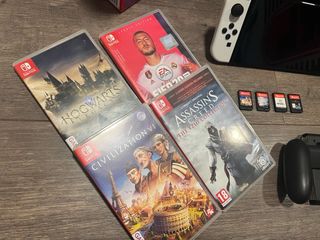Nintendo Switch OLED bianco + accessori