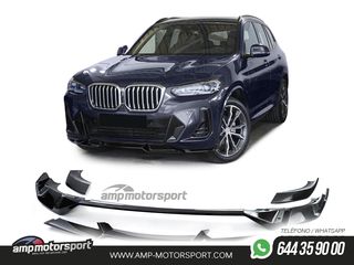 SPOILER DELANTERO PARA BMW X3 G01 2021-- NEGRO BRILLO